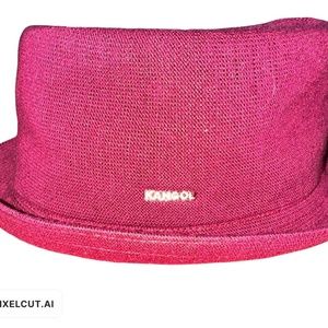 Burgundy Kangol Fedora
